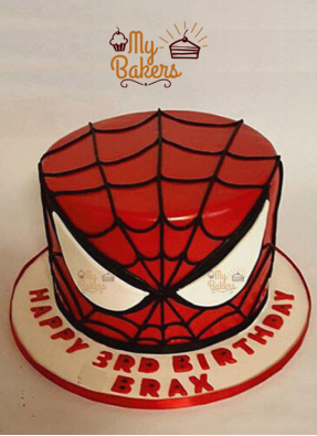 Adorable Spiderman Theme Cake