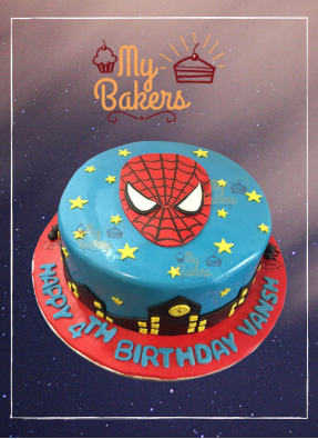 Divine Spiderman Theme Cake