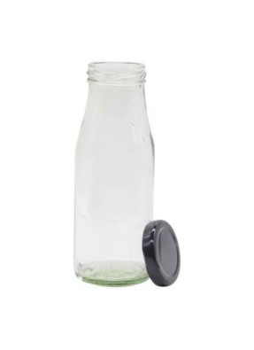 Round Milk Shake glass Bottle 100 ml pack of 1 case 96 pcs