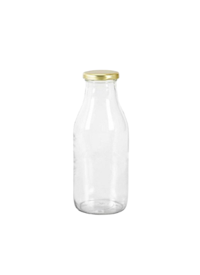 Round Milk Shake Bottle 500 ml pack of 1 case 35 pcs