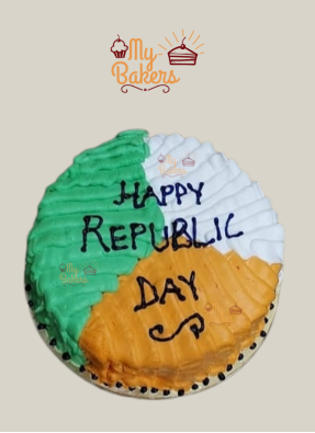 Delectable Republic Day Cake