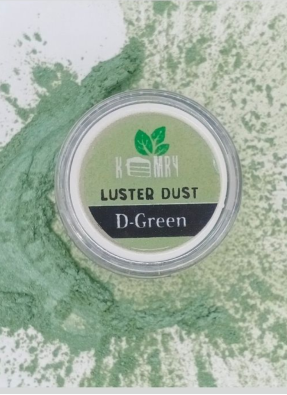 D-Green Edible Luster Dust