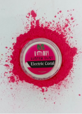 Electric Coral Edible Luster Dust