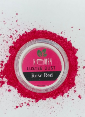 Rose Red Edible Luster Dust
