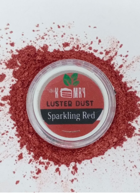 Sparkling Red Edible Luster Dust