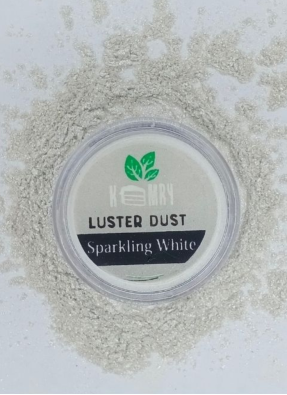 Sparkling White Edible Luster Dust