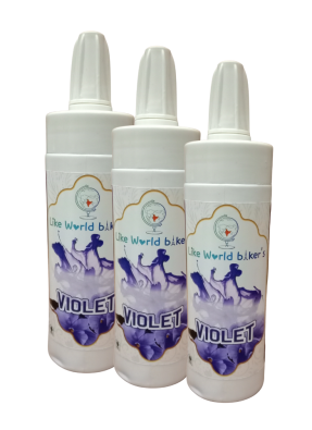 Synthetic Food Color Prepration Powder Violet pack of 3