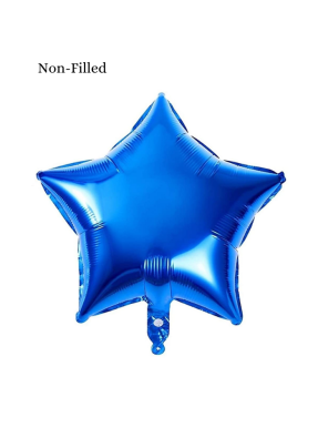 Star Shape Foil Balloon 18 inch Blue