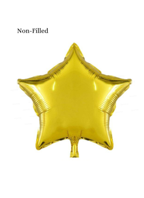 Star Shape Foil Balloon 18 inch Golden