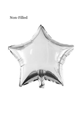 Star Shape Foil Balloon 18 inch Silver