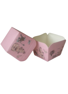 Square Cups Pink 100 ml pack of 50
